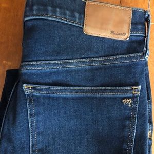 Madewell 10” high rise cropped skinny jeans